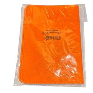 Maje Saffiano Leather Passport Wallet Holder